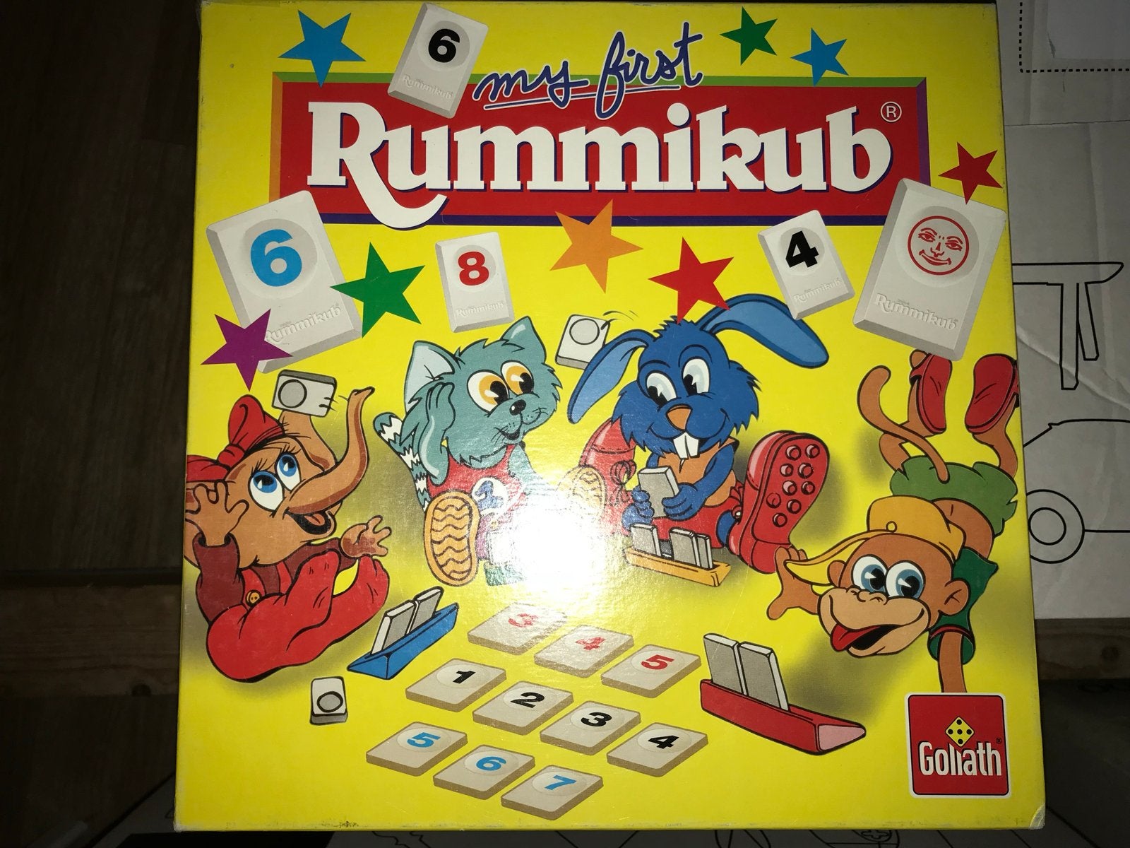 My First Rummikub - Educatief spel voor jonge kinderen, Drie of vier spelers, Ophalen of Verzenden, Gebruikt