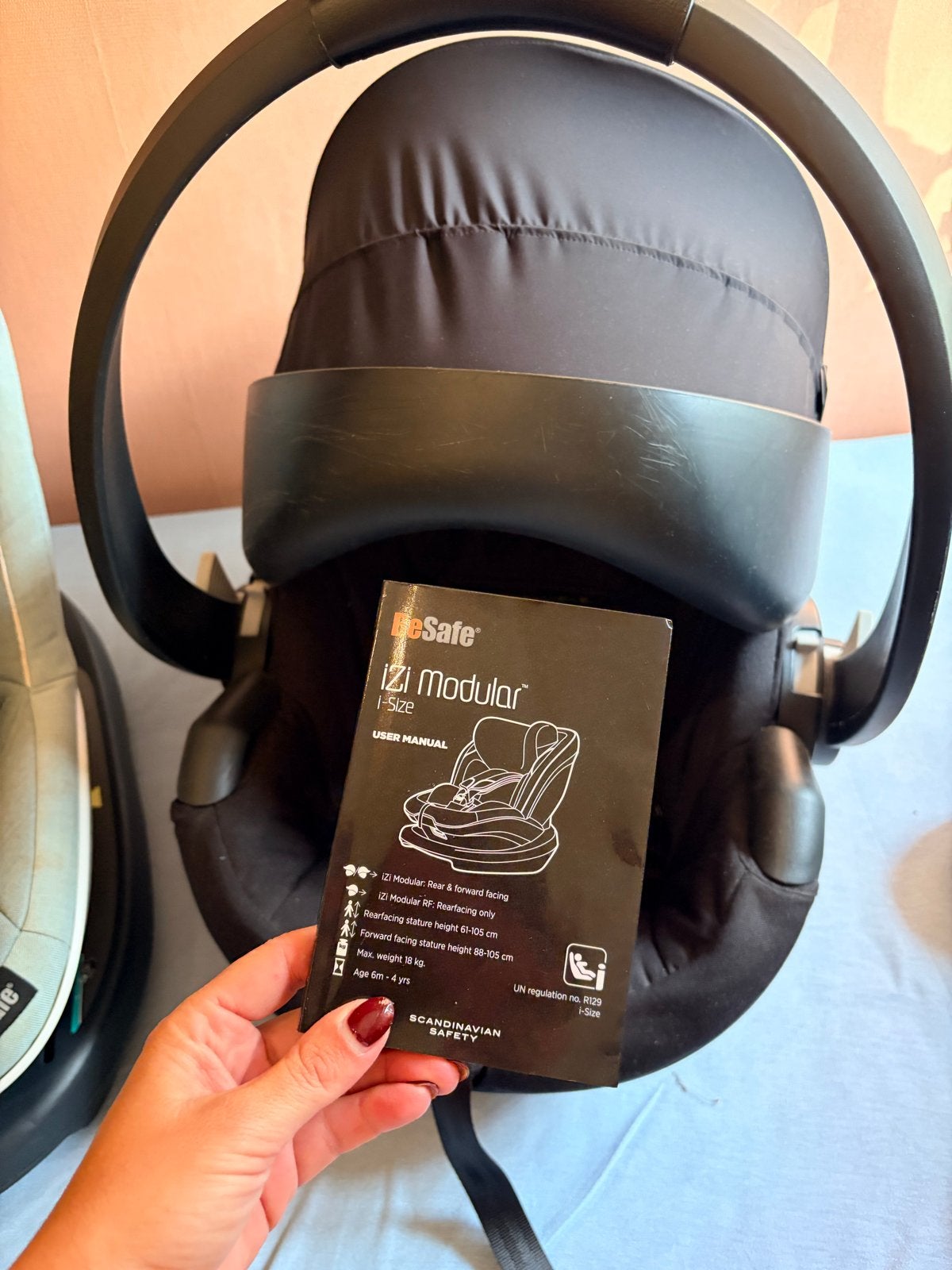 BeSafe iZi Modular i-Size autostoel + baby autostoel, Overige merken, 0 t/m 18 kg, Verstelbare rugleuning, Ophalen of Verzenden