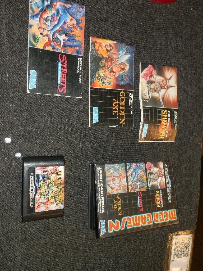 Mega games 2 shinobi ,streets,golden axe, Avontuur en Actie, Online, Gebruikt, 1 speler