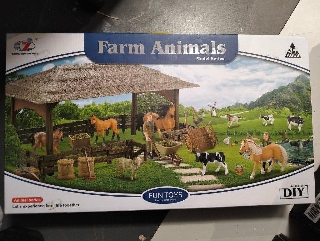 Farm Animals Model Series - Boerderij Speelset, Ophalen of Verzenden, Nieuw, Knutselen