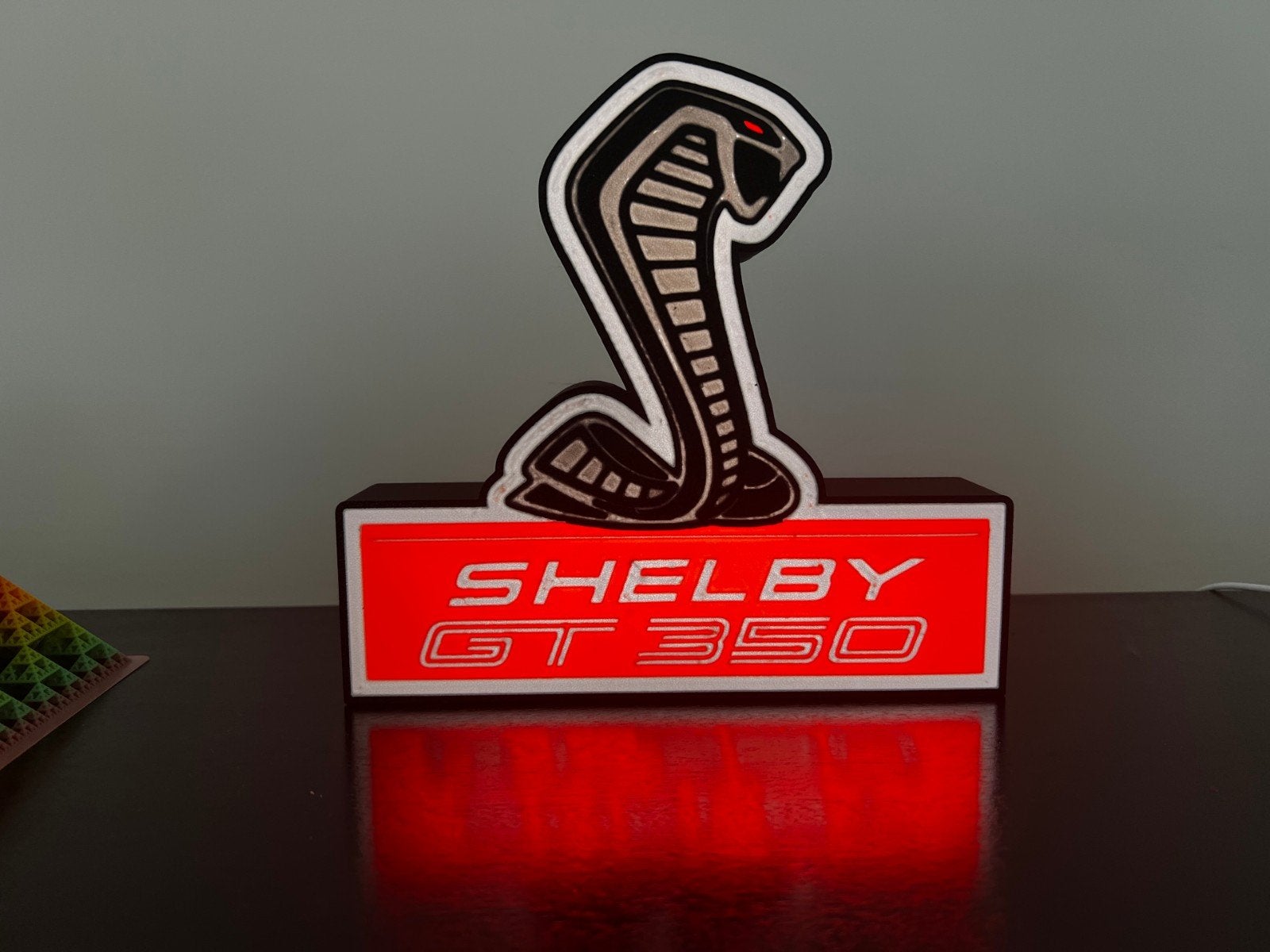 Shelby GT350 Cobra LED Lamp - Uniek Decoratiestuk, Ophalen of Verzenden, Nieuw