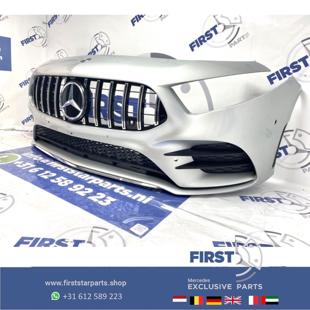 W177 A35 AMG LINE VOORBUMPER ZILVER A KLASSE BUMPER 2018-202, Gebruikt, -, Voor, Ophalen of Verzenden