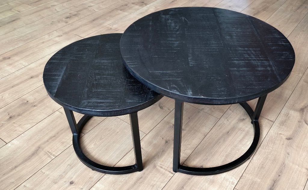 Salontafel set, Huis en Inrichting, Ophalen, Minder dan 50 cm, 50 tot 100 cm, Rond