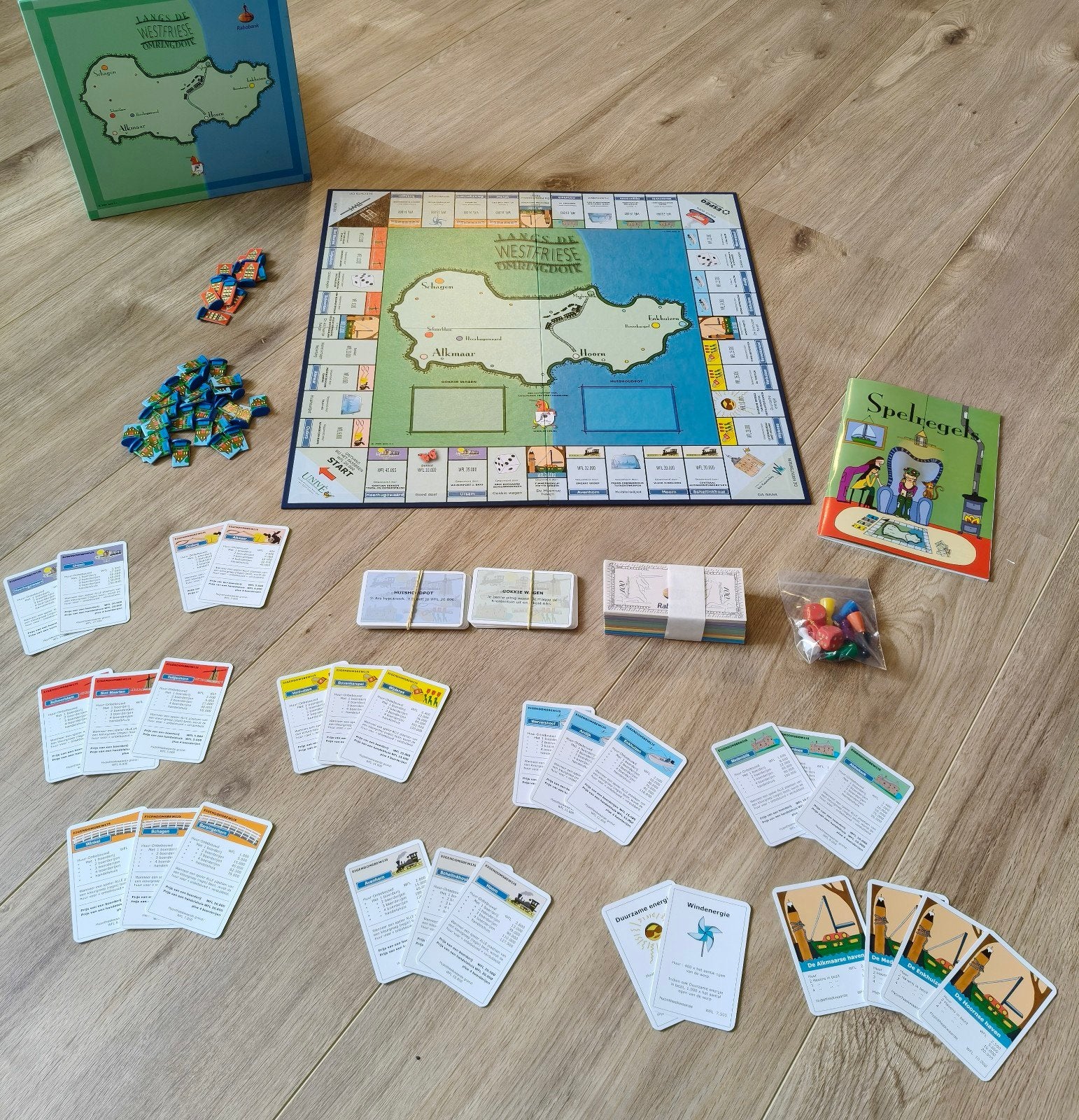Westfries Monopoly, langs de Westfriese omringdijk, Ophalen of Verzenden, Zo goed als nieuw