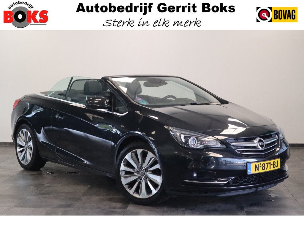 Opel Cascada 1.6 Turbo Cosmo Climate Control Navi Stoelverwa, Auto's, Opel, Voorwielaandrijving, Gebruikt, Zwart, 4 cilinders
