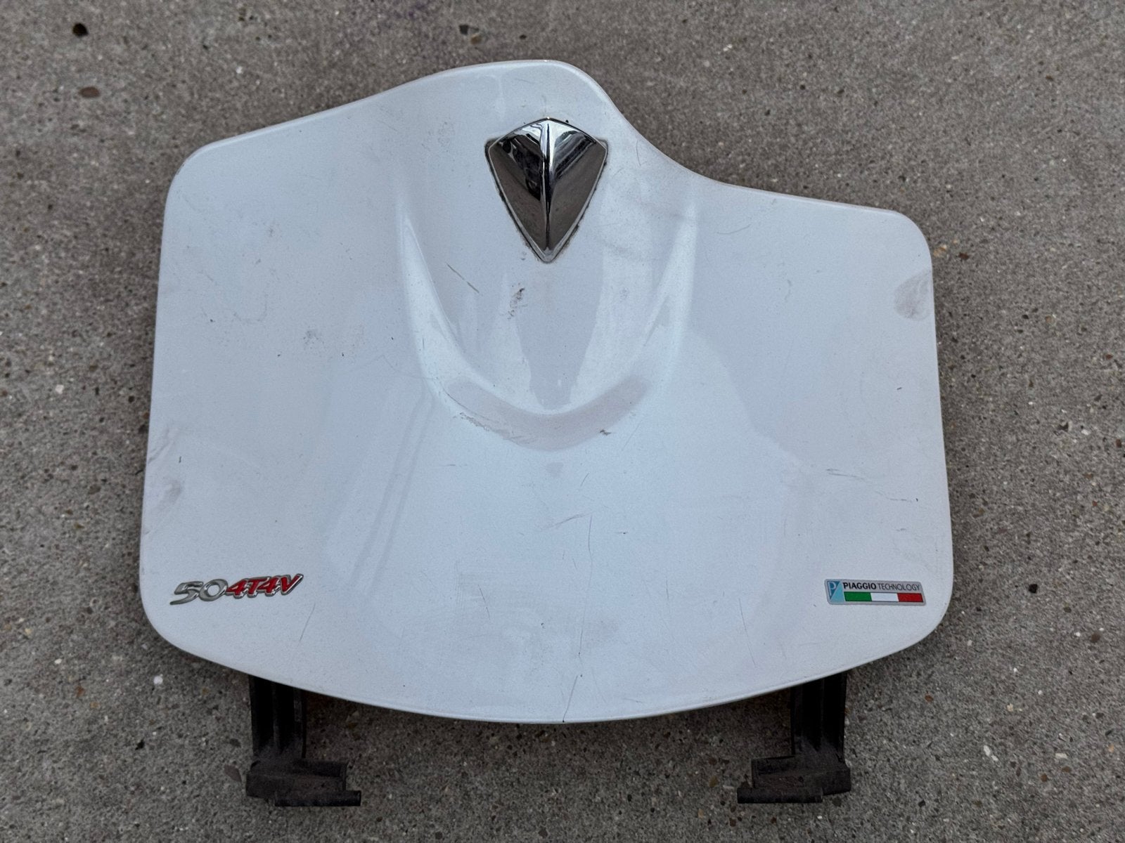 Piaggio New Fly Klep Handschoenen Kastje Wit, Ophalen, Gebruikt, Kap, Piaggio