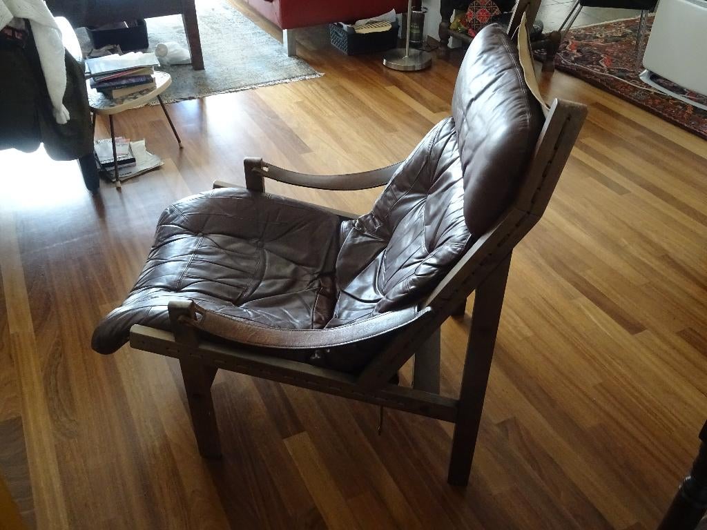 Design Scandinavisch Hunter Lounge Chair, Huis en Inrichting, Ophalen, Scandinavisch design, Gebruikt, 75 tot 100 cm