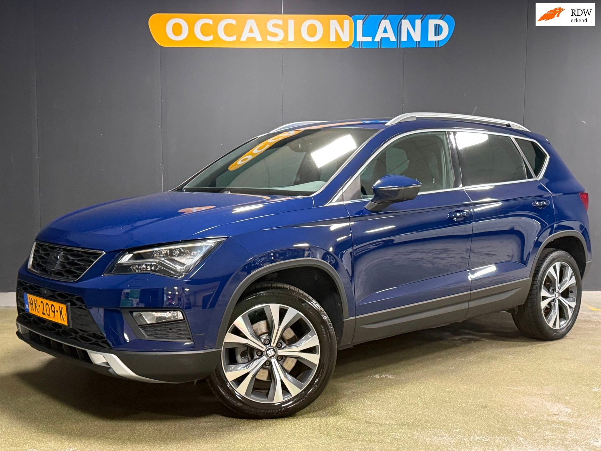 Seat Ateca 1.4 EcoTSI Xcellence|LED|KEYLESS|CRUISE|CLIMATE|S, Auto's, Gebruikt, 4 cilinders, 150 pk, Blauw