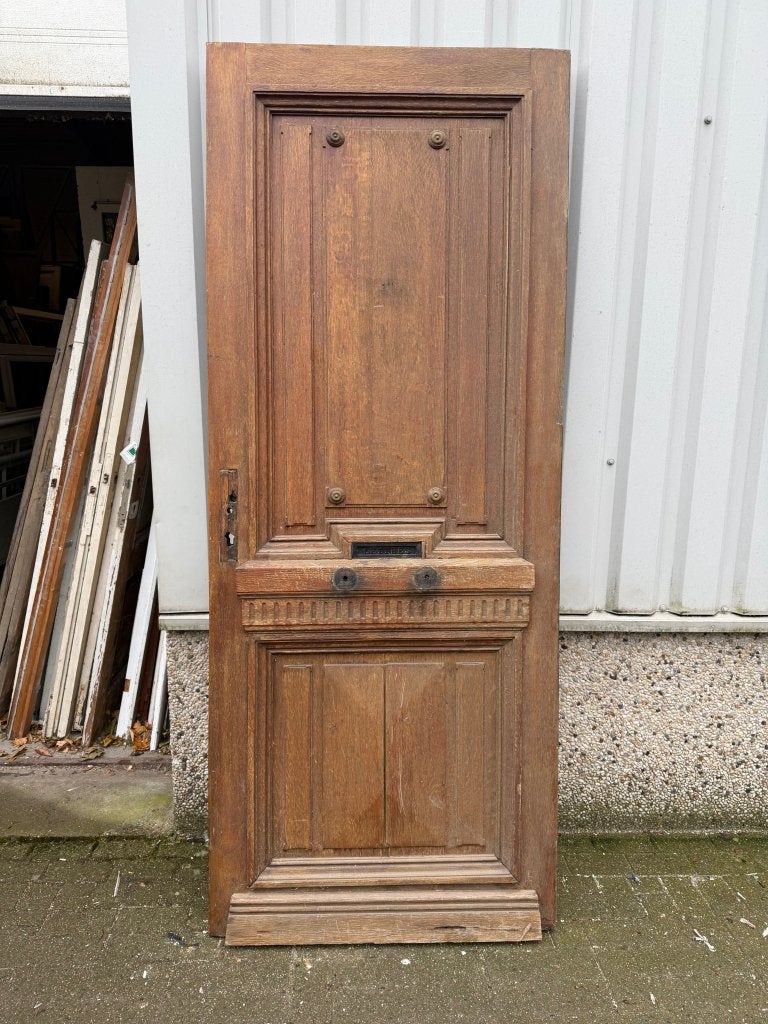 Prachtige antieke eiken voordeur  100x 249, 100 tot 120 cm, La belle porte, Jurgen.hoogenboezem@gmail.com, 215 cm of meer