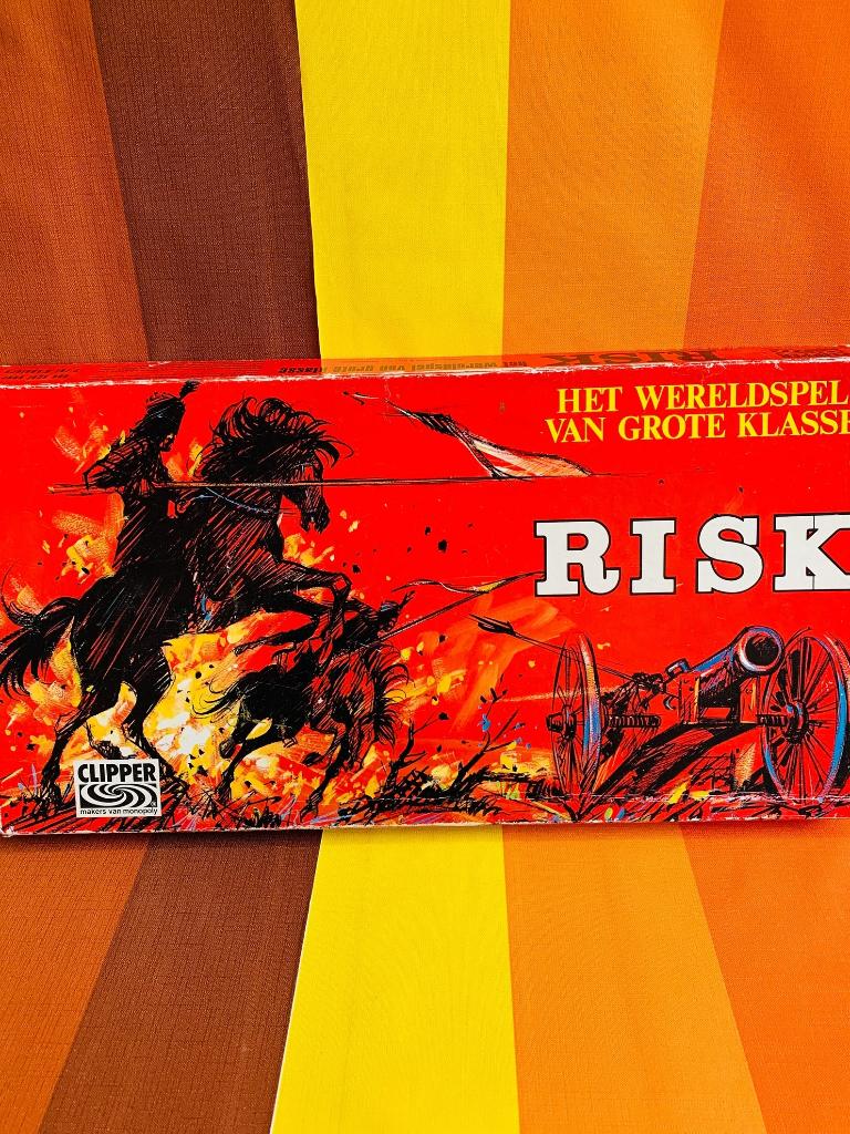 Risk world game clipper 80's bordspel vintage, Vijf spelers of meer, Ophalen of Verzenden, Gebruikt, Clipper