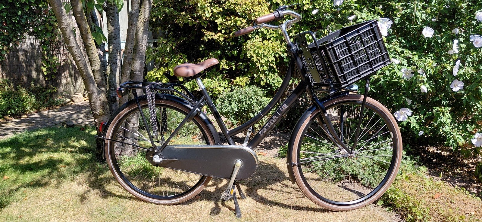 Cortina Damesfiets 28 inch, framemaat50, Terugtraprem, Gebruikt, Versnellingen, 50 tot 53 cm