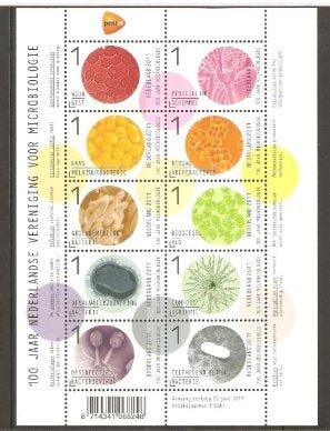 2011 vel Nederlandse vereniging voor Microbiologie, Ophalen of Verzenden, Postfris