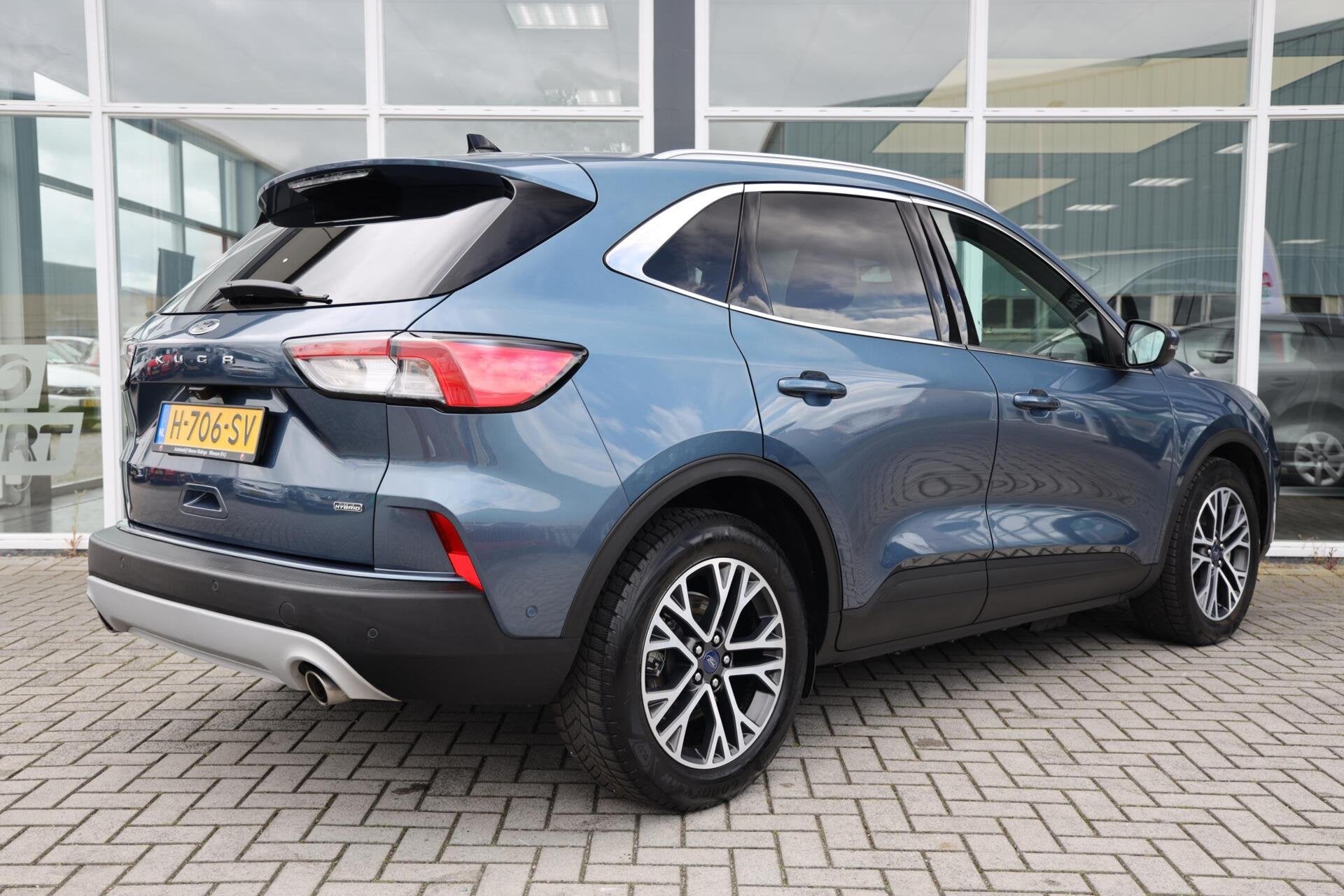 Ford Kuga 2.5 PHEV Titanium X|B&O|Camera|Stoel/Stuurverwarmi, Gebruikt, 4 cilinders, Blauw, Hybride Elektrisch/Benzine