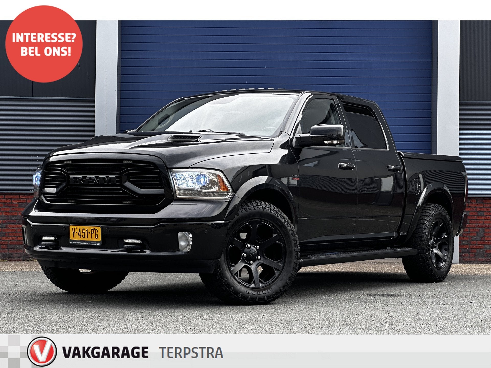 Dodge Ram 1500 5.7 V8 4x4 Crew Cab 5'7 Laramie/ 3500KG Trekg, Auto's, Dodge, Automaat, Gebruikt, 5654 cc, Lichtsensor