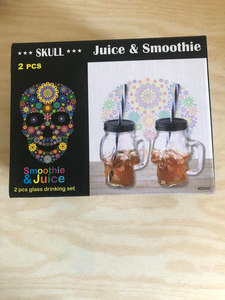 Skull horeca glazen. Voor smoothie of juice, Ophalen of Verzenden, Nieuw