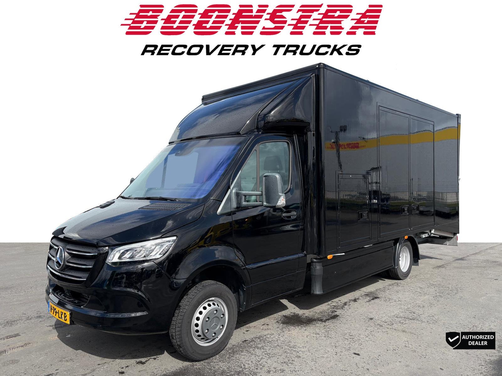 Mercedes-Benz Sprinter 519 CDI Aut. Clima LED CAZOO Geschlos, Automaat, Gebruikt, Euro 6, Zwart