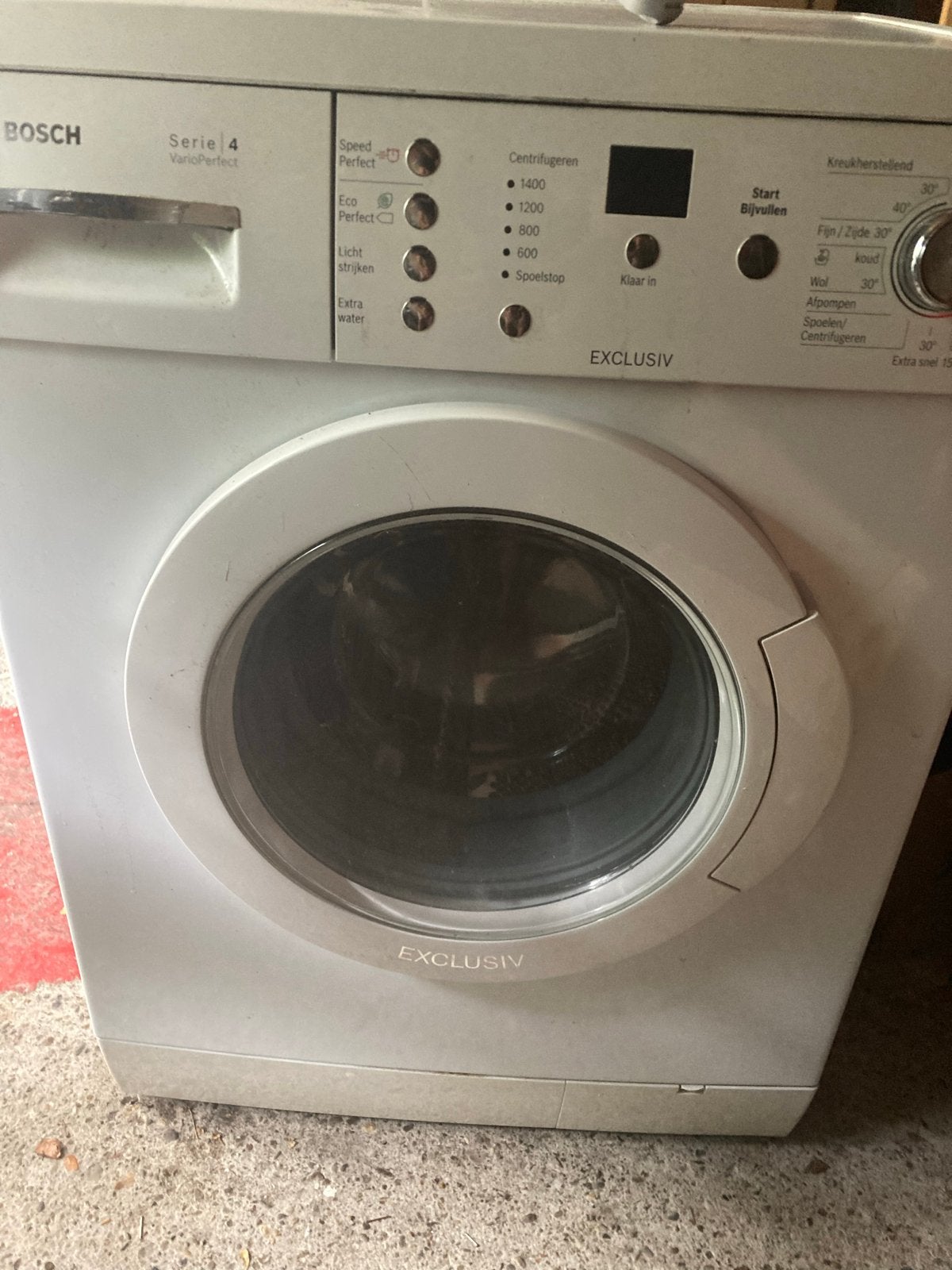 Bosch Serie 4 VarioPerfect Wasmachine - EXCLUSIV, Witgoed en Apparatuur, Ophalen, 1200 tot 1600 toeren, Gebruikt, 8 tot 10 kg