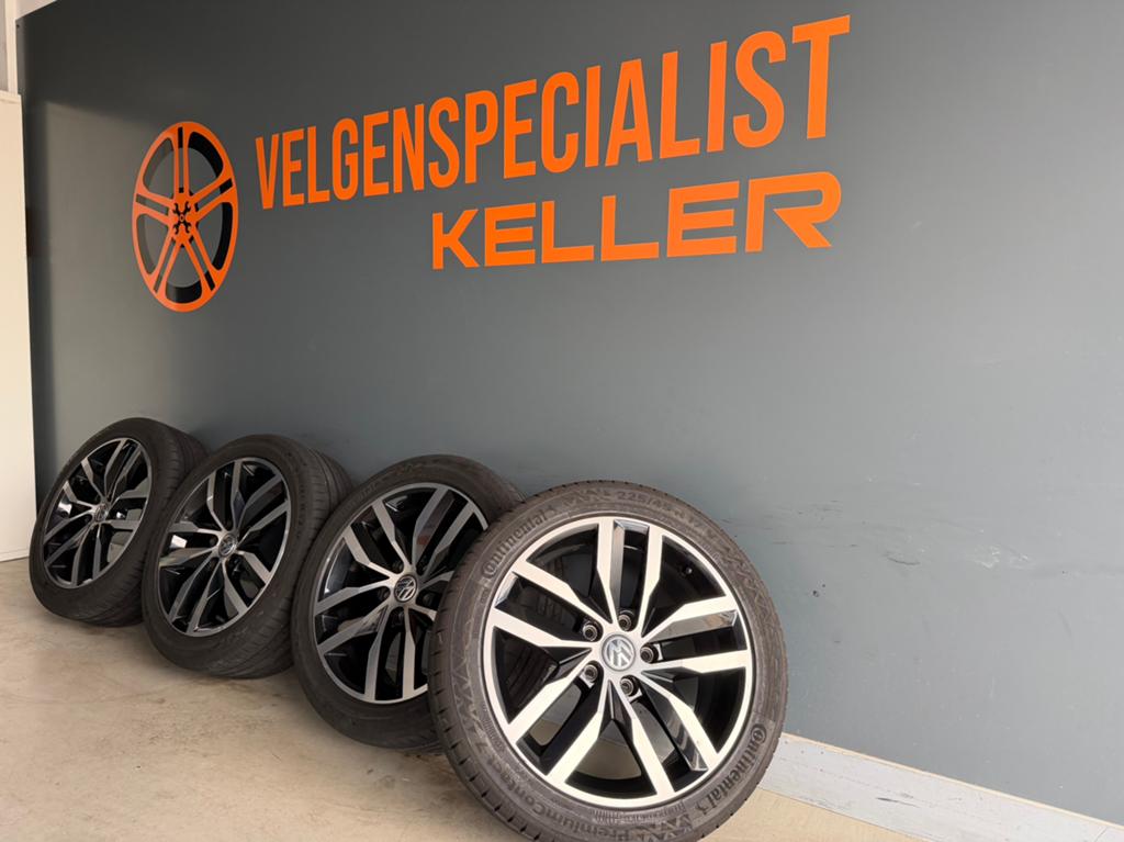 Volkswagen Golf 17 inch Madrid velgen 5x112 Orig Conti Zomer
