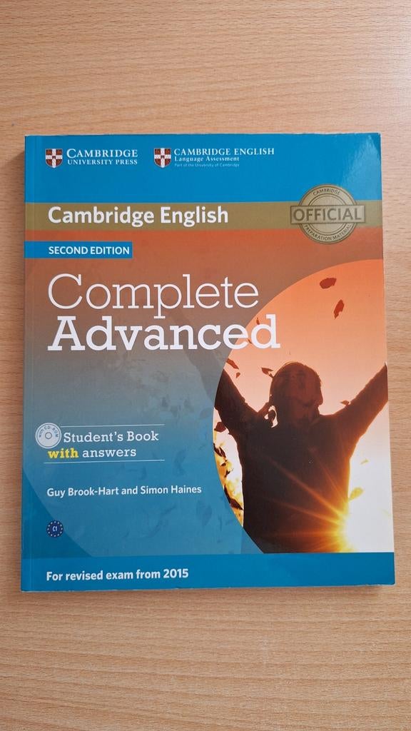 Cambridge English Complete Advanced Student's Book, Boeken, Ophalen of Verzenden, Zo goed als nieuw, Guy Brook-Hart and Simon Haines