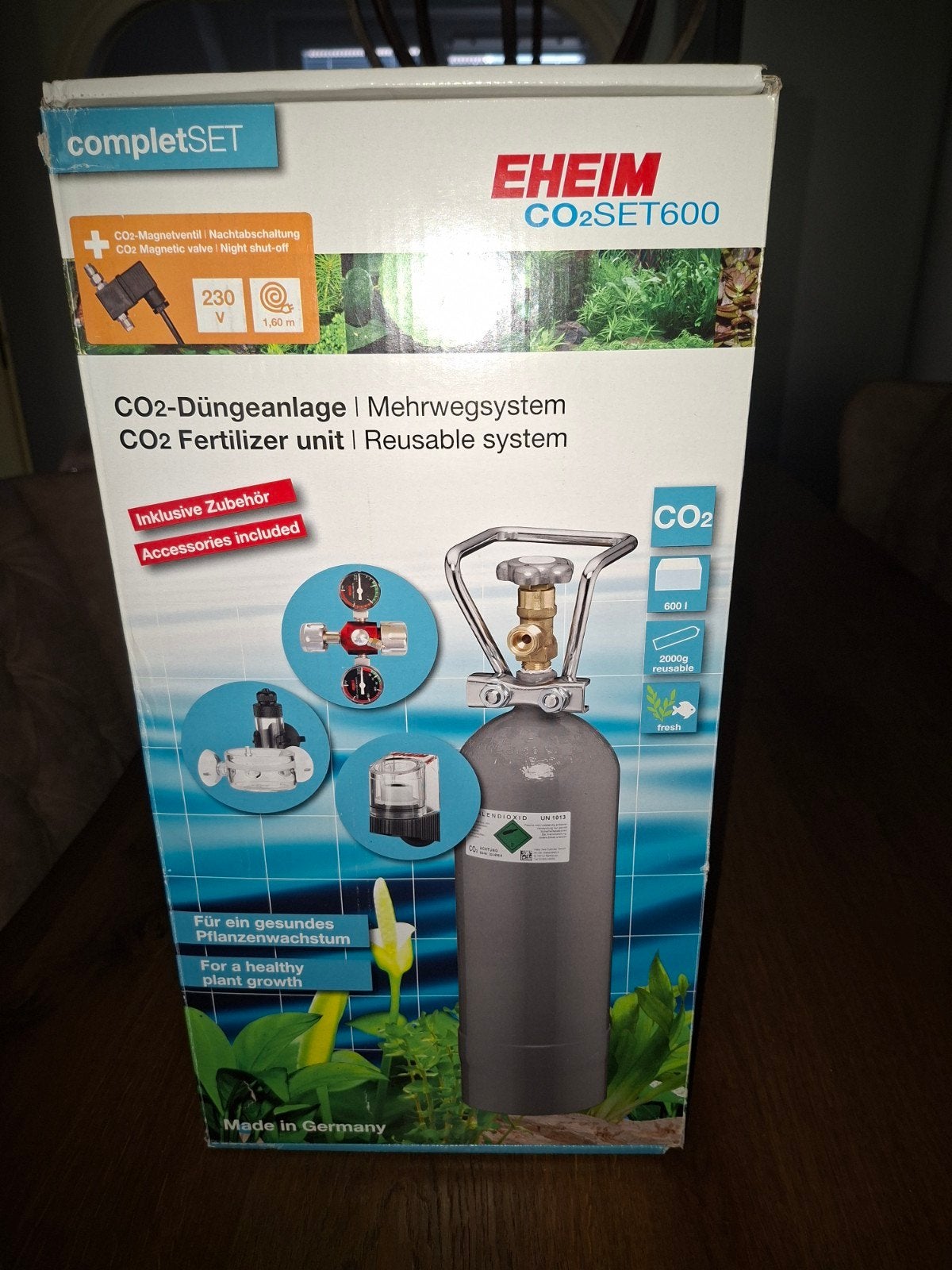 eheim co2 set 600, Dieren en Toebehoren, Vissen | Aquaria en Toebehoren, Ophalen, Inclusief toebehoren, Zo goed als nieuw, Eheim