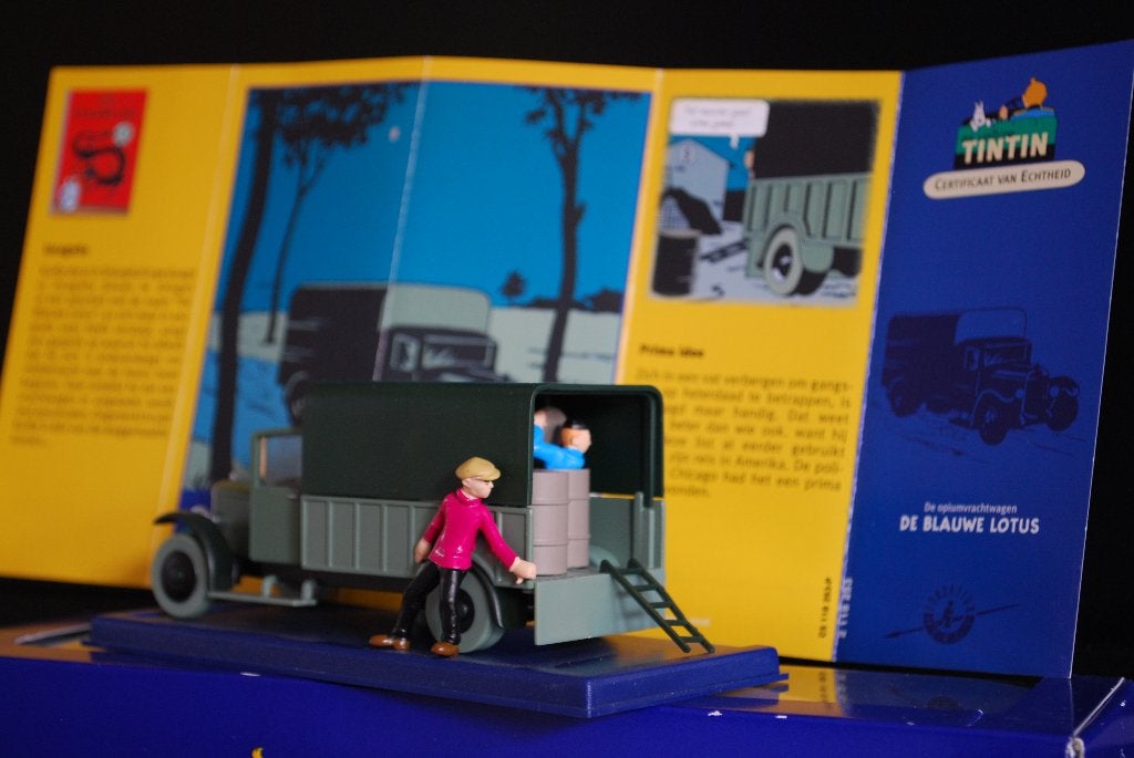 Kuifje auto No. 53 De vrachtwagen met opium, Ophalen of Verzenden, Zo goed als nieuw, Bus of Vrachtwagen, Overige merken