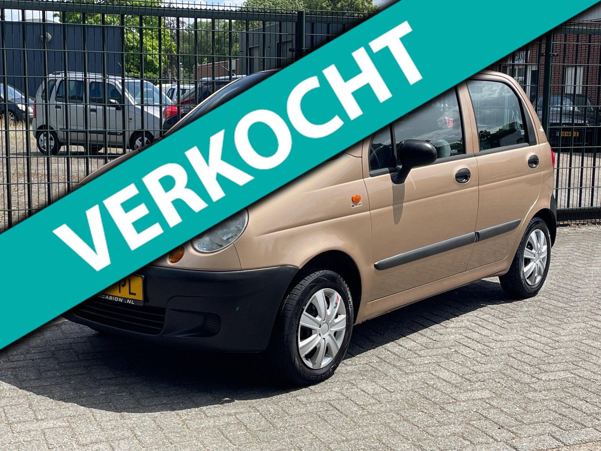 Daewoo Matiz 0.8 Pure PS 86.000km APK 6-2027, Auto's, Voorwielaandrijving, Stof, Gebruikt, Zwart