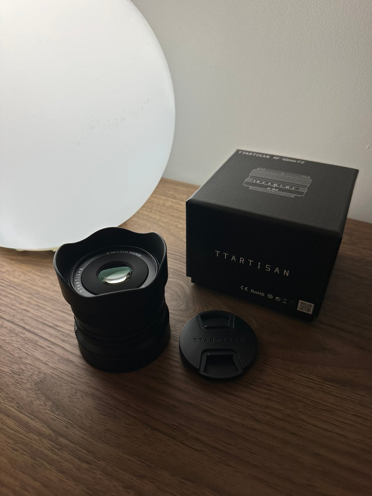 TTArtisan 40mm f2 Nikon Z, Ophalen of Verzenden, Zo goed als nieuw, Groothoeklens