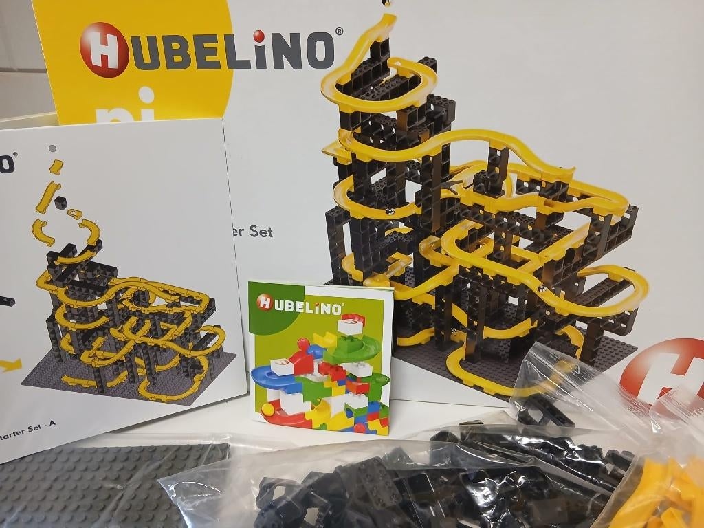 Hubelino knikkerbaan Pi starterset 214 dlg, Verzenden, Nieuw, Overige merken