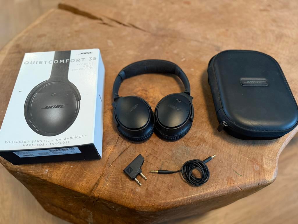 Bose Quietcomfort 35 - Acoustic Noise Cancelling, Audio, Tv en Foto, Koptelefoons, Ophalen of Verzenden, Zo goed als nieuw, Overige merken