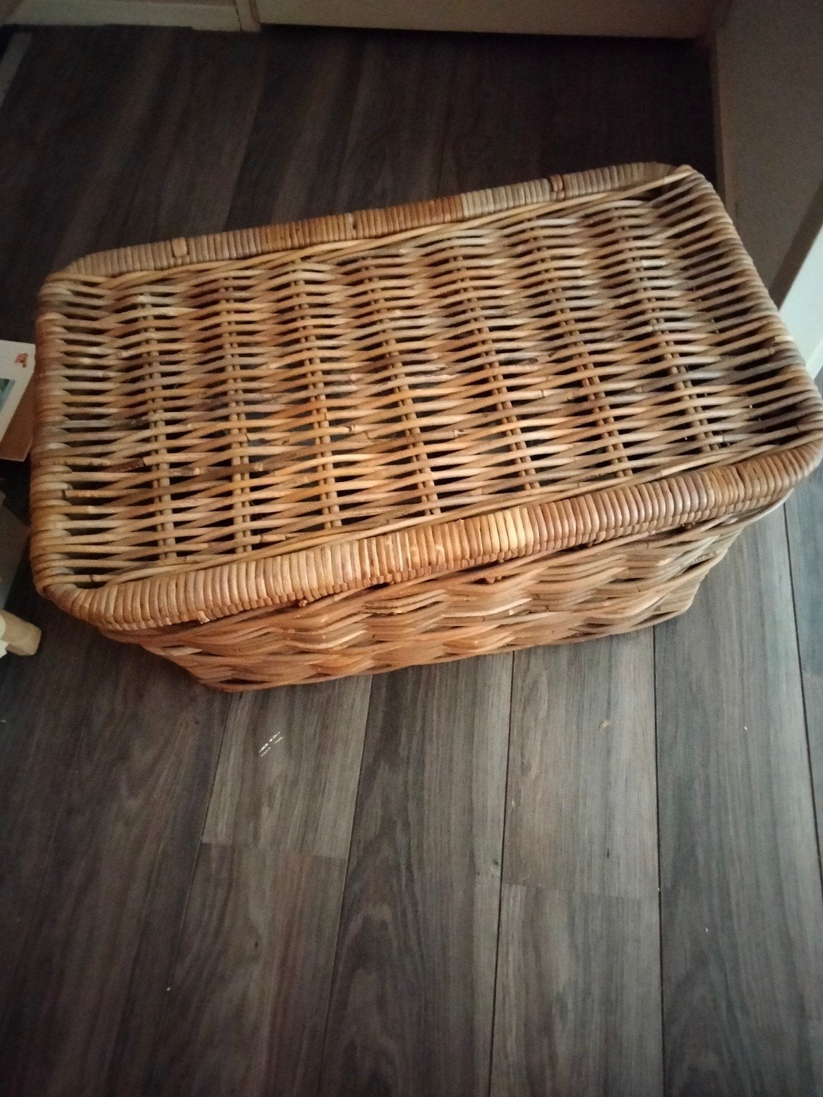 Te koop 2 mooie rieten manden, Ophalen, Zo goed als nieuw