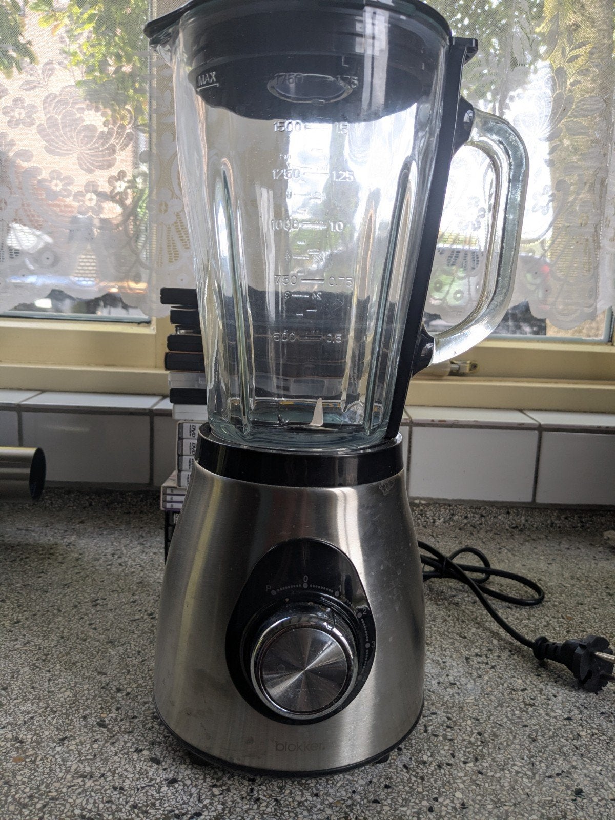 Blokker power Blender met Glazen Kan - Zo goed als nieuw, Ophalen, Zo goed als nieuw, Blender