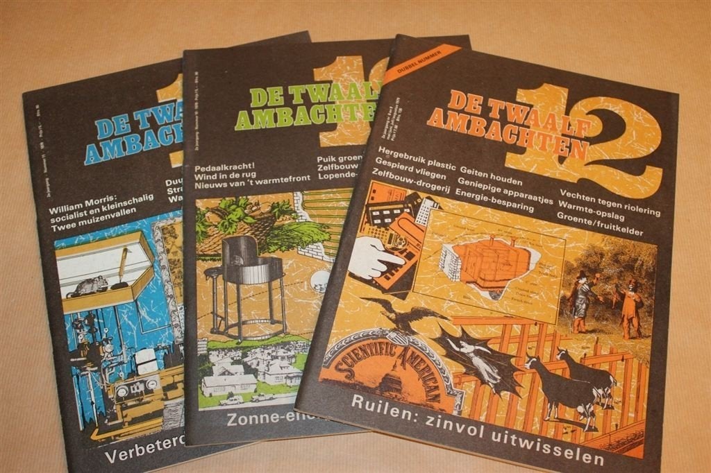 De Twaalf Ambachten - 2e jaargang - 1979 - 3 nrs., Ophalen of Verzenden, Zo goed als nieuw, Interieur en Design