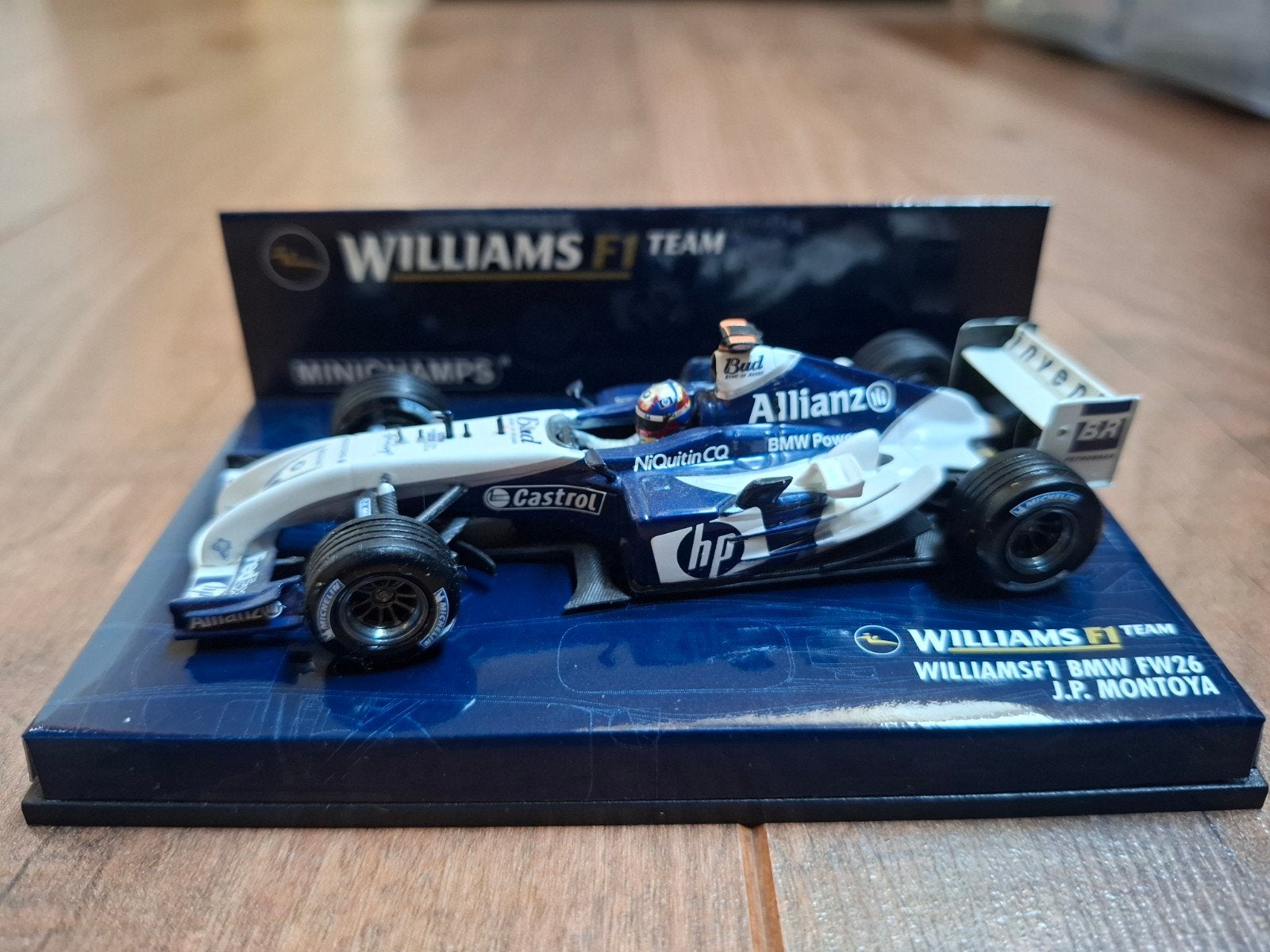 Minichamps Williams F1 BMW FW26 J.P. Montoya schaalmodel, Ophalen of Verzenden, Zo goed als nieuw, Auto, MiniChamps