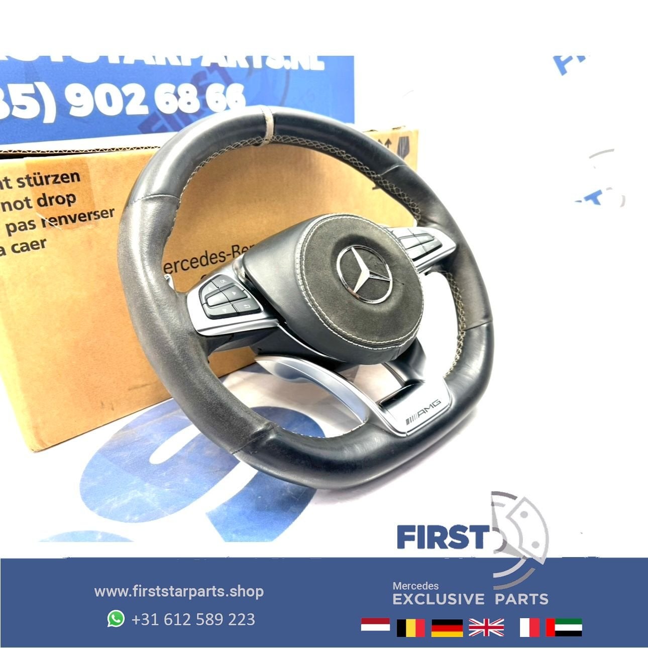 GLE63 AMG Stuur + Airbag GLE63 GLE63s LANE ASSIST W166 C292, Auto-onderdelen, Gebruikt, -, Ophalen of Verzenden, -