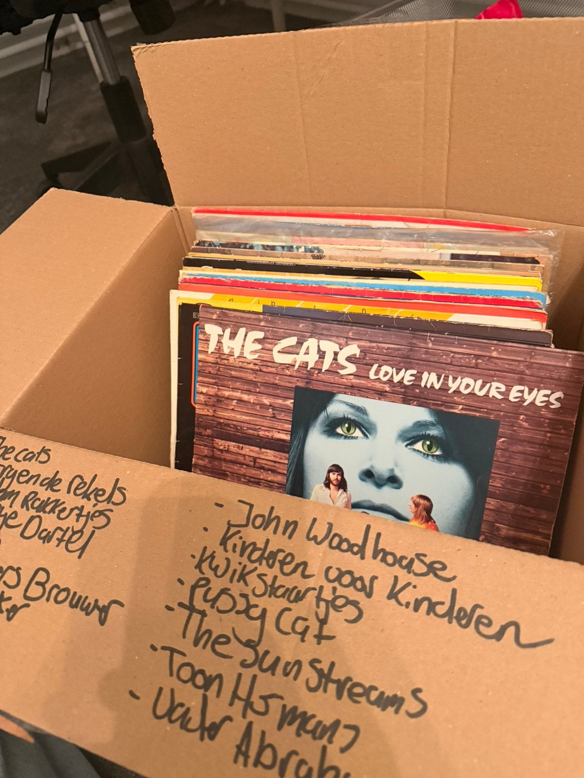 Diverse LP en Singles. The Beatles, The Cats etc., Ophalen, Gebruikt, Overige formaten, Overige typen