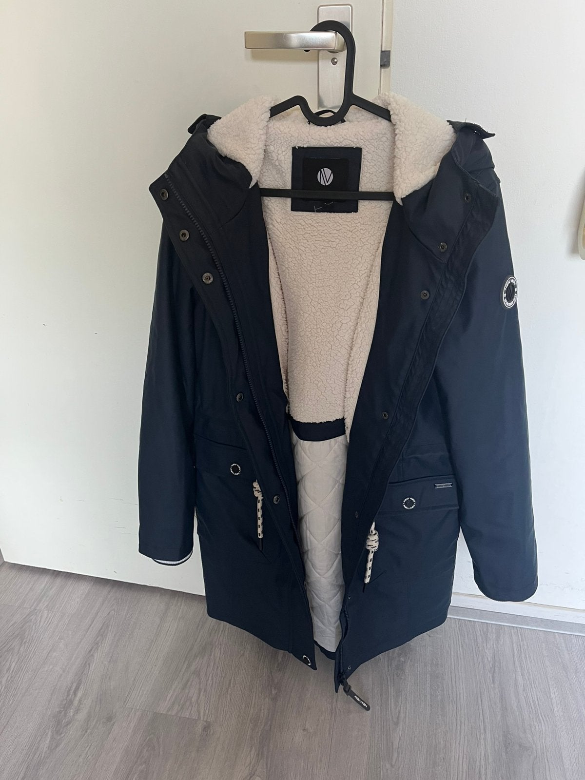 New View dames parka / winterjas maat 38, Ophalen of Verzenden, Zo goed als nieuw, Maat 38/40 (M), Blauw
