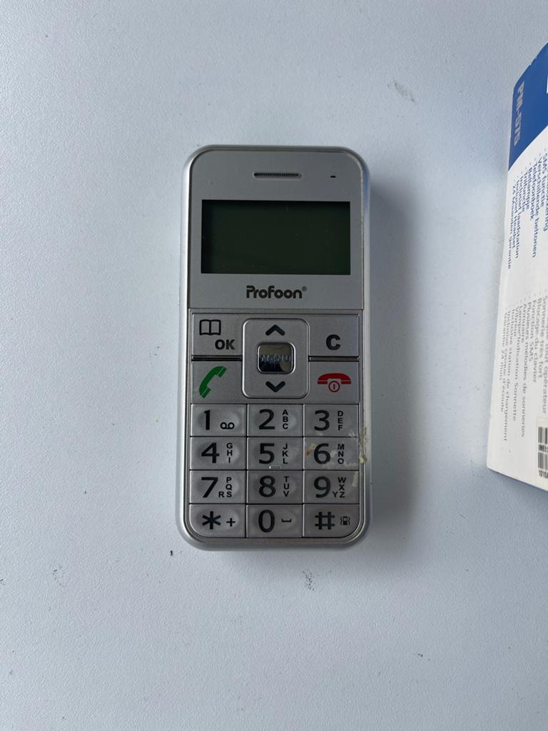 Profoon PM-575 Big Button GSM Mobiele Telefoon, Geen camera, Ophalen of Verzenden, Zo goed als nieuw, Klassiek of Candybar