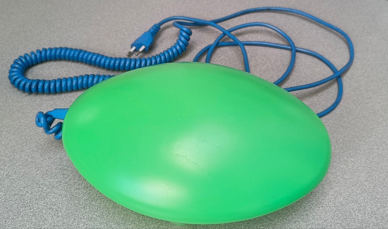 Vintage IKEA LÖV lamp (Hagberg design) - Groen met blauw, Gebruikt, Groen, Vintage, Ophalen of Verzenden
