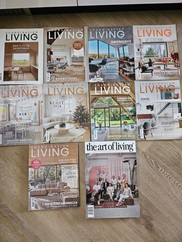 10x Scandinavian Living & The Art of Living Tijdschriften, Ophalen of Verzenden, Gelezen, Overige typen