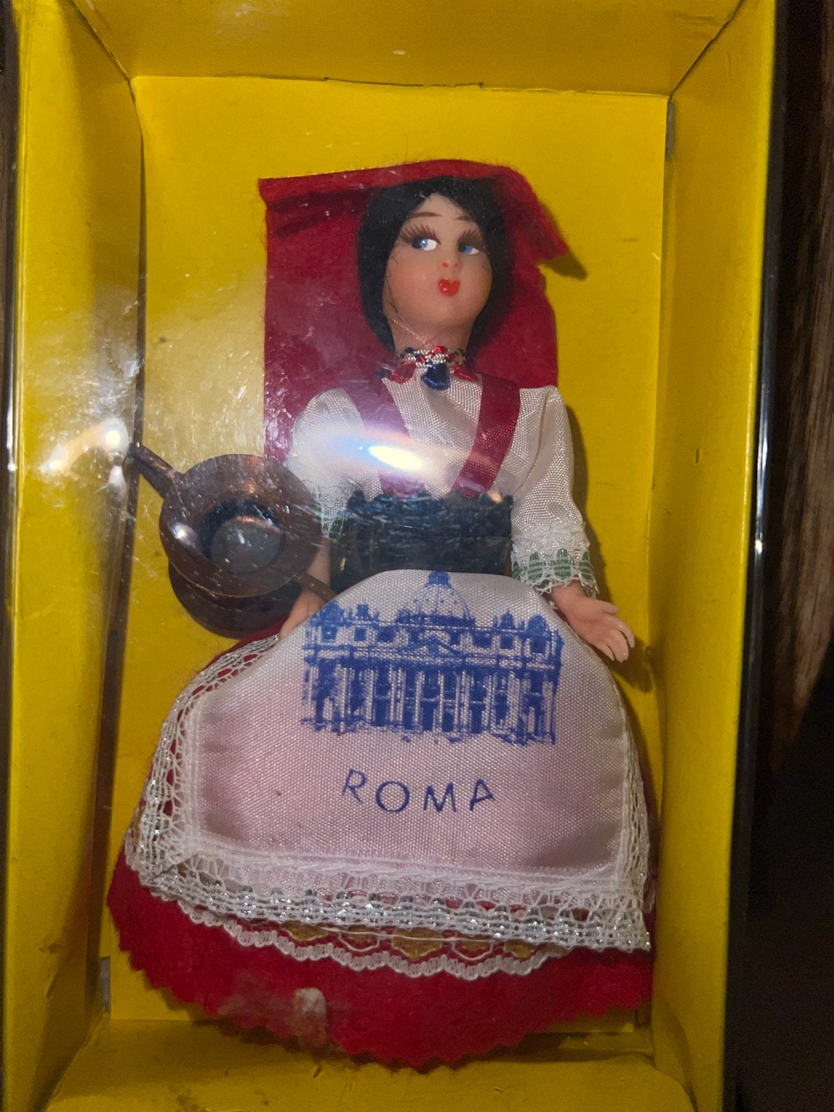 Vintage Pop Roma Souvenir in doosje, Verzamelen, Ophalen of Verzenden, Zo goed als nieuw, Pop