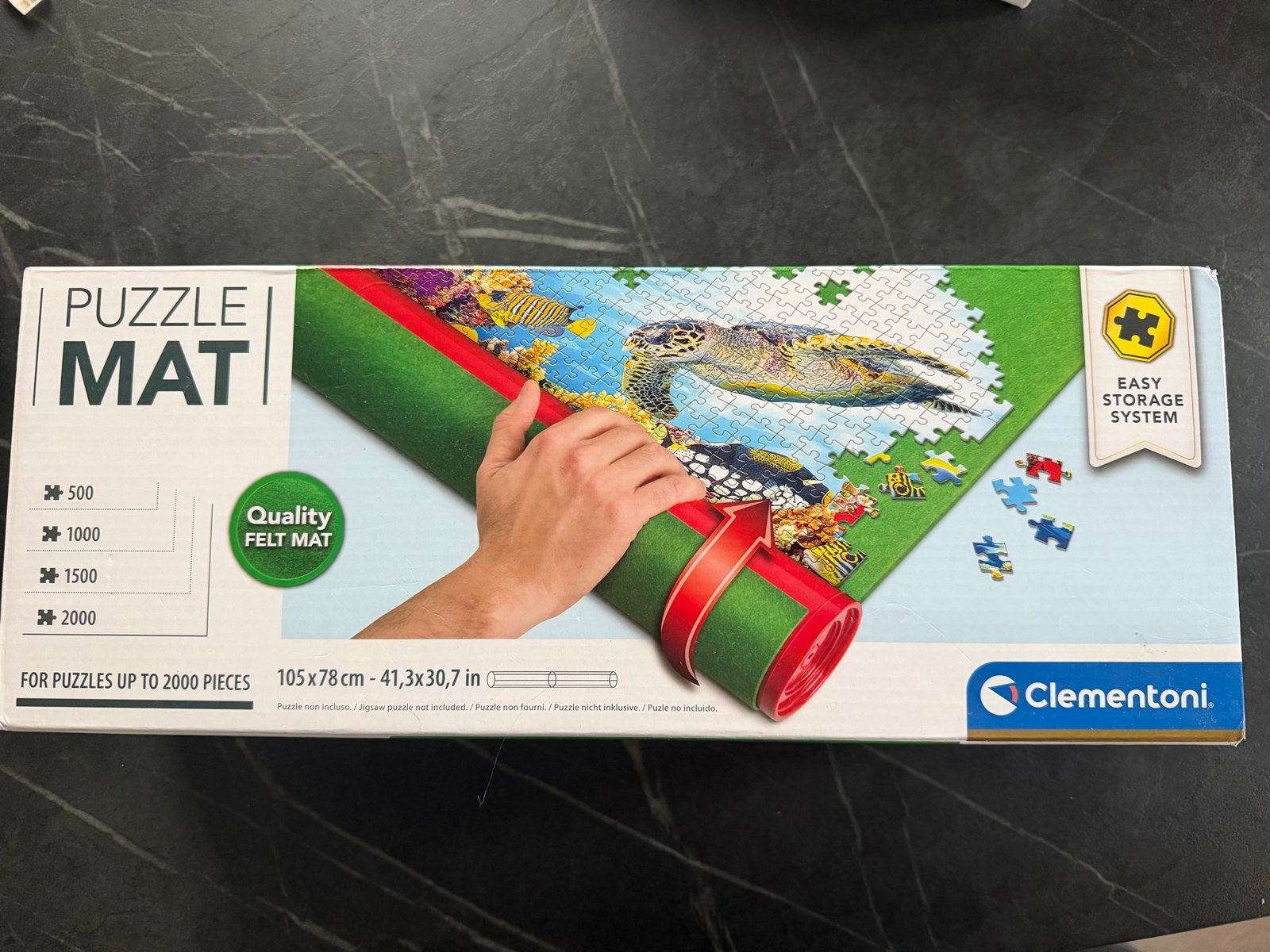 Clementoni Puzzelmat voor puzzels tot 2000 stukjes, Ophalen of Verzenden, Meer dan 1500 stukjes, Zo goed als nieuw, Overige typen