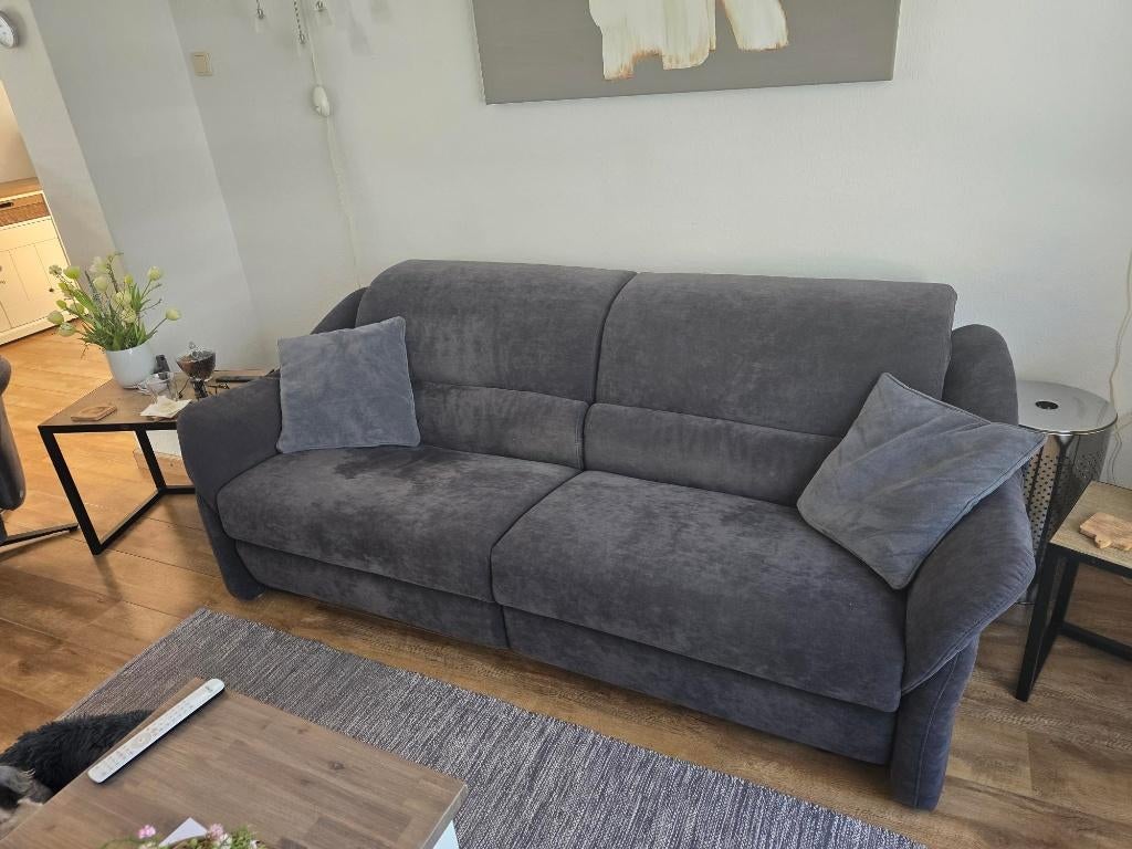 3 zits bank electrisch verstelbaar topmerk Himolla, Huis en Inrichting, Banken | Bankstellen, Ophalen, 100 tot 125 cm, Tweepersoons