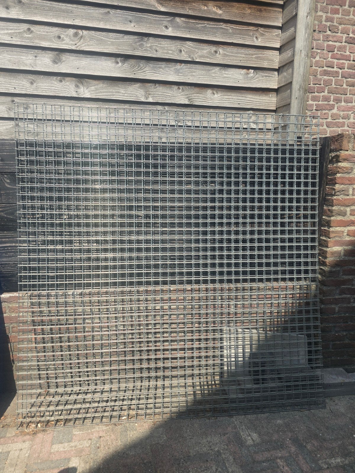 Gaaspaneel 1 stuks : 180x180 cm, maaswijdte 5x5 cm, Ophalen, Gebruikt, Minder dan 10 meter, Gaas