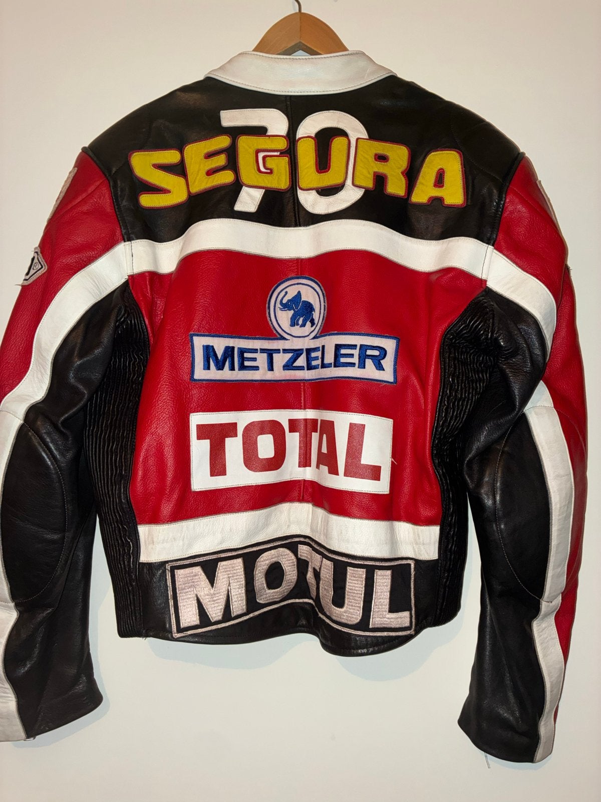 Segura Grand Prix Collection Leren Motorjas - Vintage, Ophalen, Zo goed als nieuw