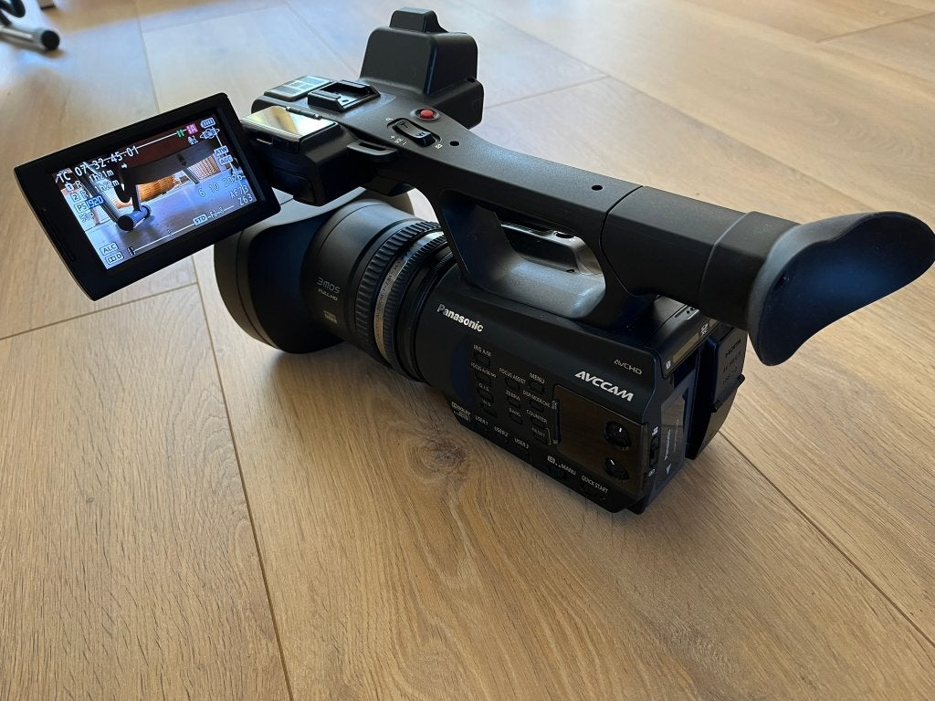 Digitale videocamera Panasonic AG-AC0EJ, Ophalen, Externe microfoon, Panasonic, Zo goed als nieuw
