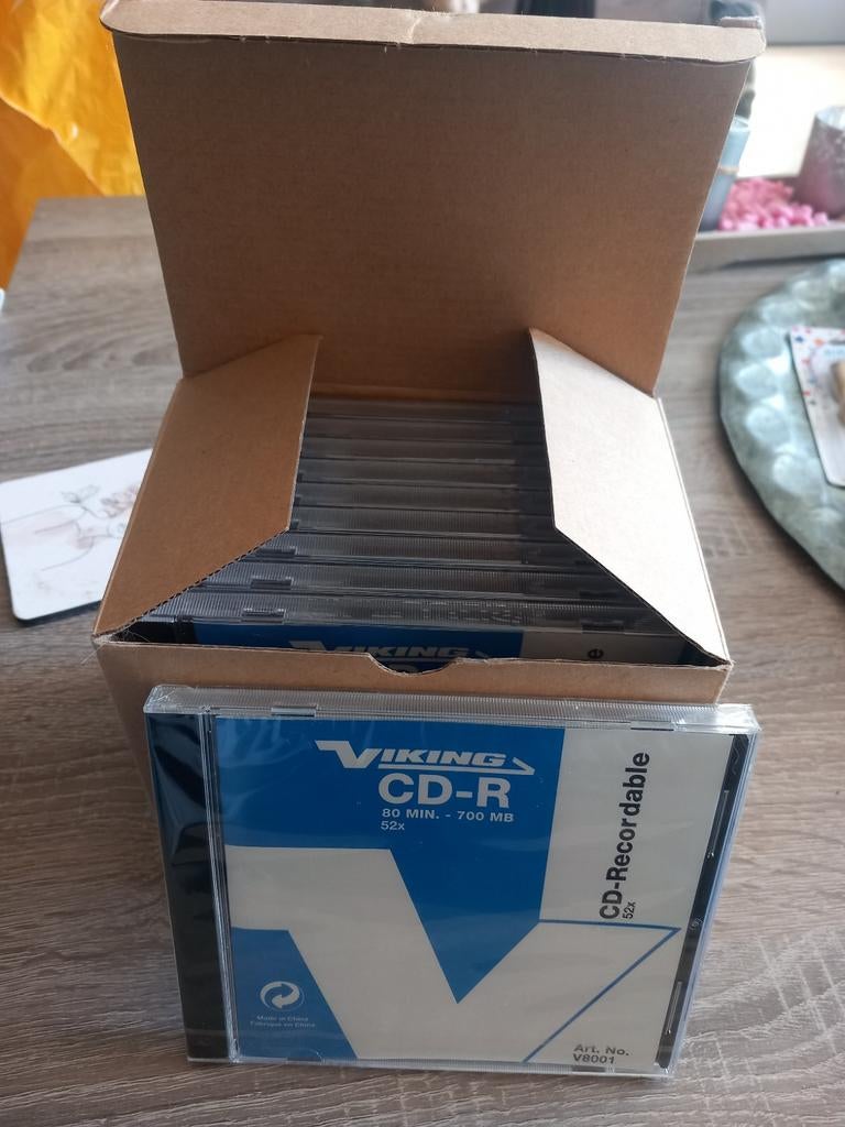 Viking cd-r 80 min- 700 mb 52X  110 stuks, Ophalen of Verzenden, Nieuw