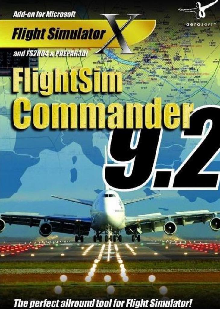 Flightsim Commander 9.2 FSX Flight Simulator 2004 PC CD-ROM, Ophalen, 1 speler, Zo goed als nieuw, Vanaf 3 jaar