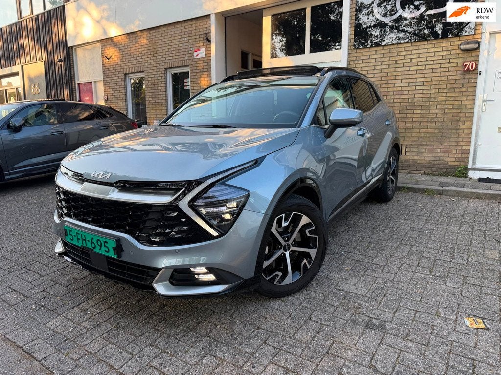 Kia Sportage 1.6 T-GDi Hybrid DynamicPlus Pano Garantie Deal, Auto's, Kia, Automaat, Gebruikt, Zwart, 4 cilinders