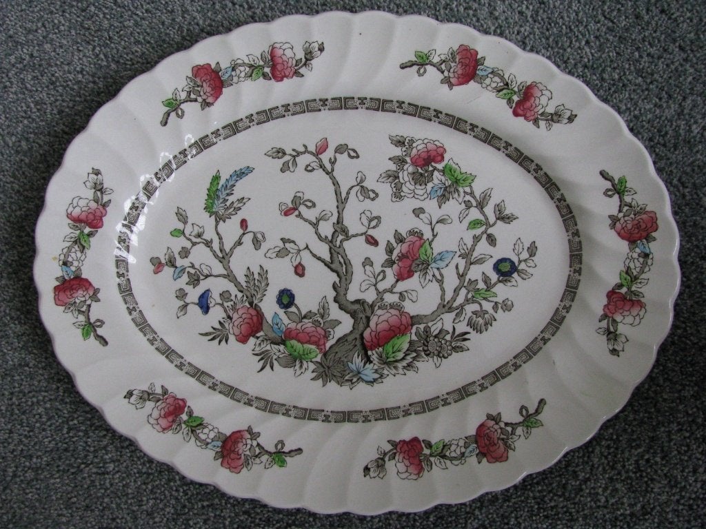 mooi vintage bord/schaal van Myott, Ophalen of Verzenden