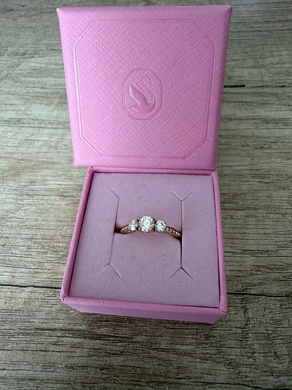 Swarovski Stilla Attract Ring - Goudkleurig met Kristallen, Met kristal, Overige materialen, 20 of groter, Nieuw